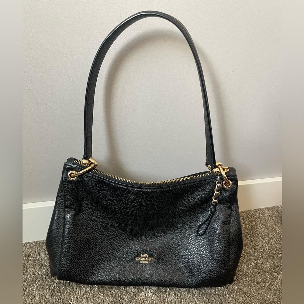Coach Black Leather Bag